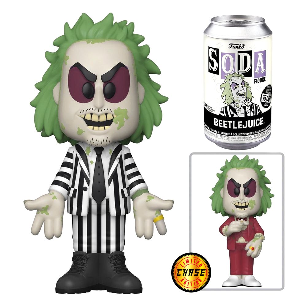 Funko Vinyl Soda Beetlejuice Vinyl Figure (With Chase*)