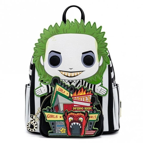 Loungefly Leather Beetlejuice Dantes Inferno Backpack