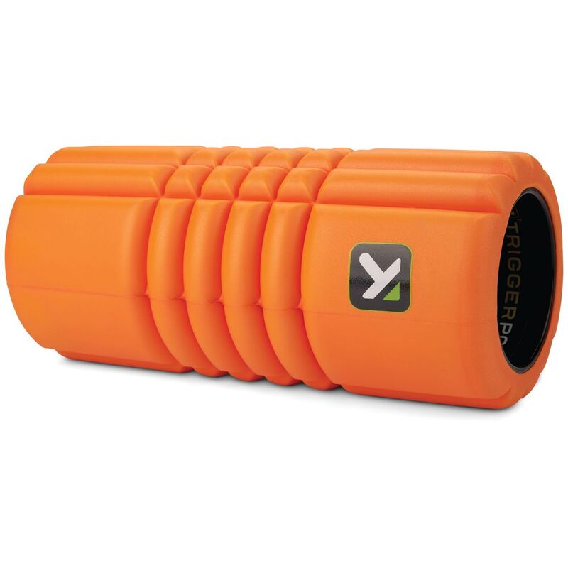 Trigger Point The Grid Travel Foam Roller 10-Inch - Orange/Black