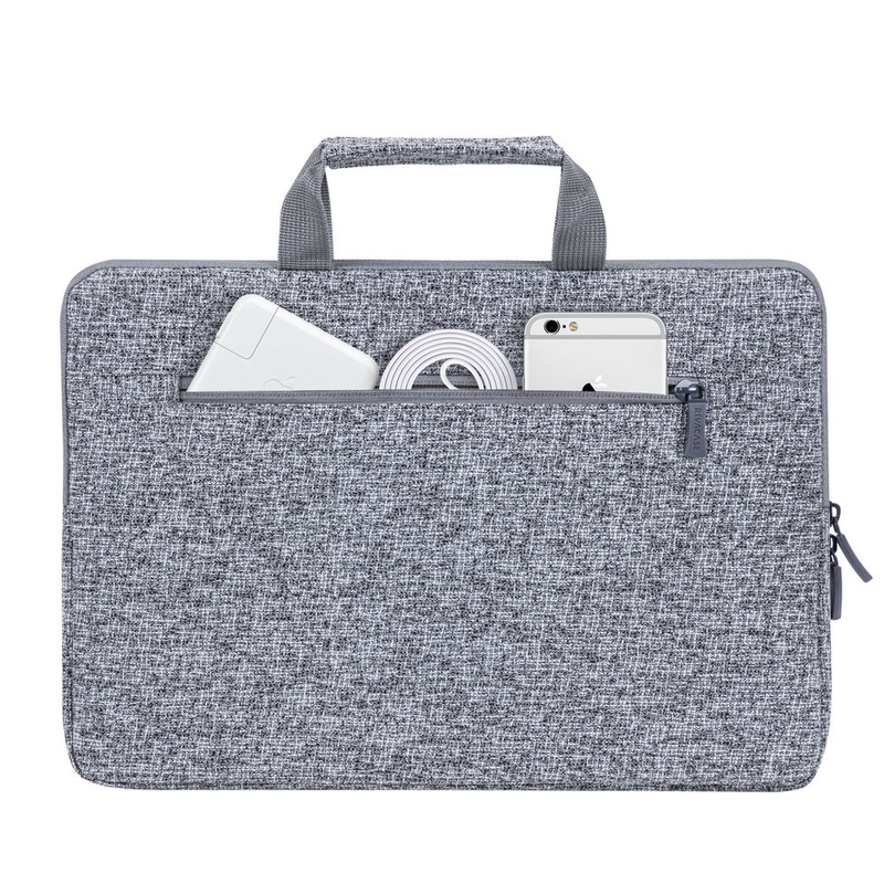 Rivacase 7913 Laptop Sleeve 13.3-inch with Handles - Light Grey