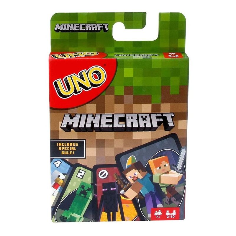 Mattel Uno Minecraft Uno Card Game FPD61