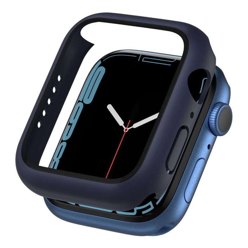 AmazingThing Marsix Bumper Case with Glass Screen Protector Blue for Apple Watch Series 7 45mm AmazingThing Marsix Bumper Case with Glass Screen Protector Blue for Apple Watch Series 7 45mm
