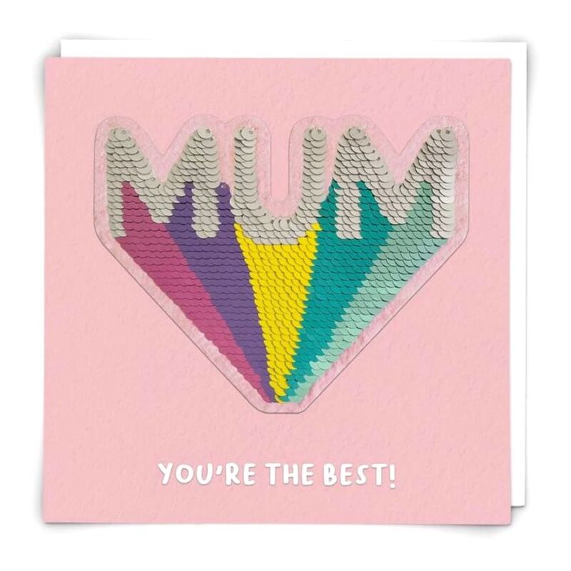 Redback Cards Sequin Mum (160 x 160mm) Redback Cards Sequin Mum (160 x 160mm)
