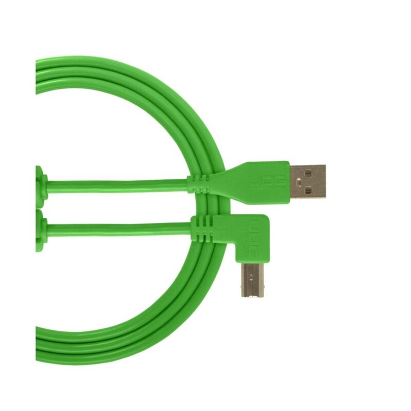 UDG U95004GR Ultimate Audio Cable Usb 2.0 A-B - Green Angled 1m UDG U95004GR Ultimate Audio Cable Usb 2.0 A-B - Green Angled 1m