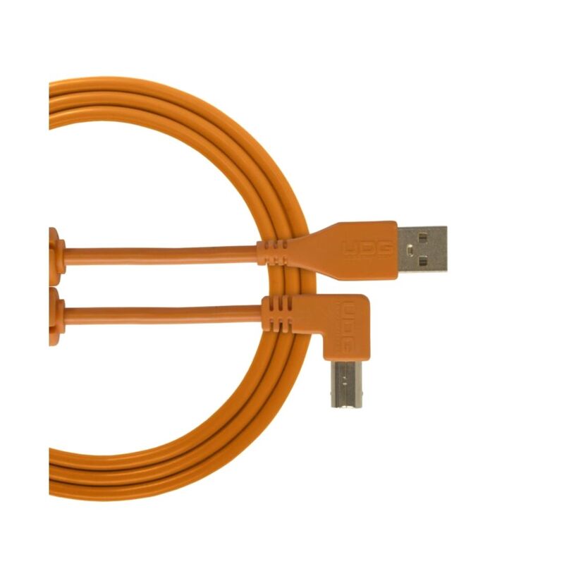 UDG U95005OR Ultimate Usb 2.0 Audio Cable A-B Angled - Orange 2m