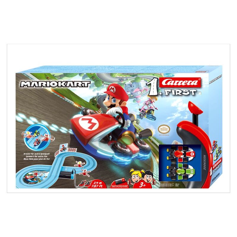 Carrera Nintendo Mario Kart First Slot Car Racing System 2.4m Carrera Nintendo Mario Kart First Slot Car Racing System 2.4m