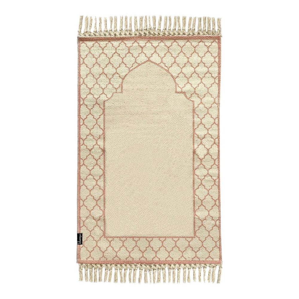 Khamsa Mini Oranic Cotton Prayer Mat for Children (55 x 100 cm) - Pink