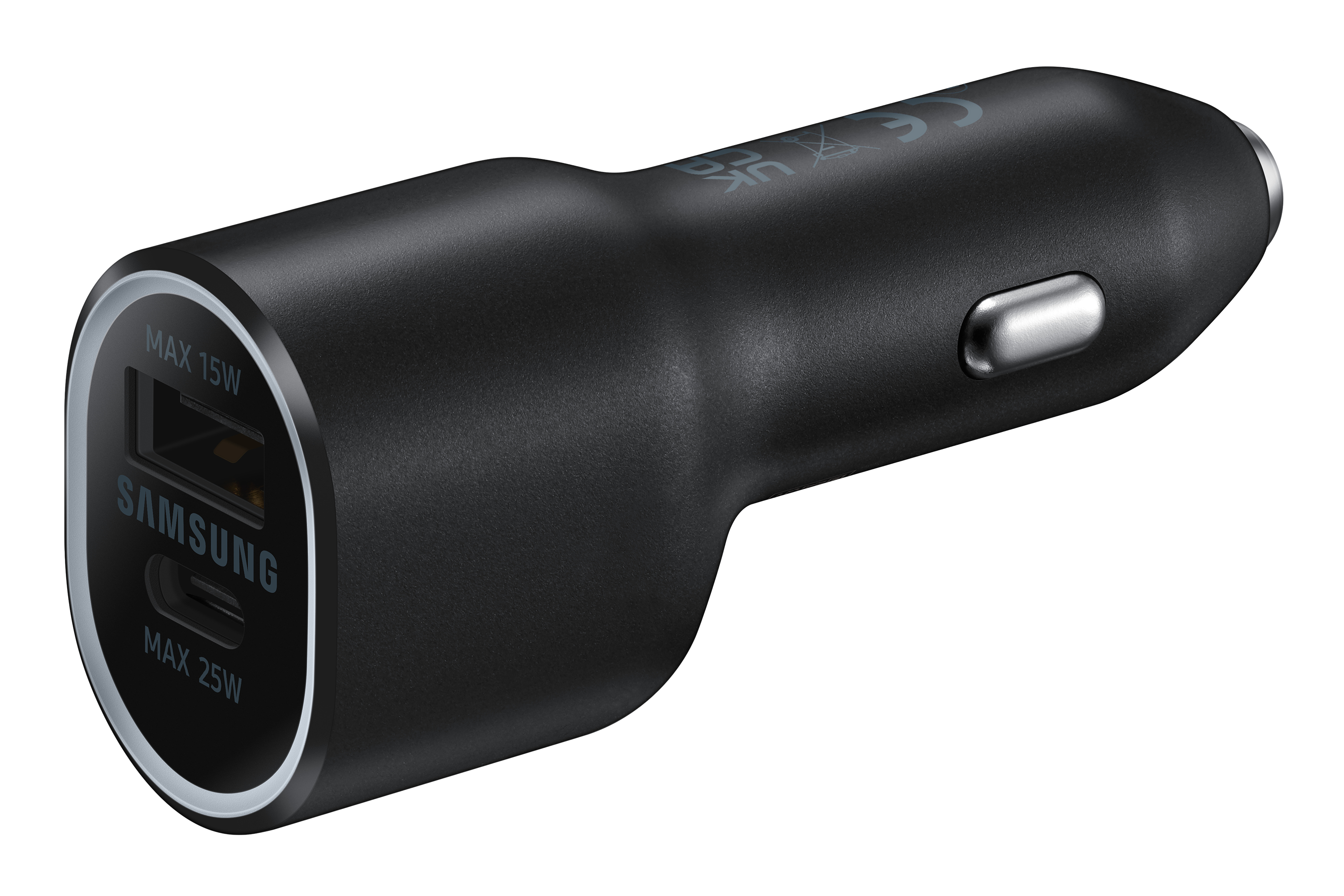 Samsung Dual Port Car Charger 25W + 15W Black