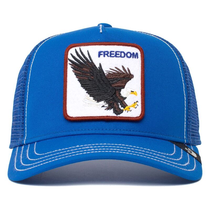 Goorin Bros The Freedom Eagle Unisex Trucker Cap - Blue Goorin Bros The Freedom Eagle Unisex Trucker Cap - Blue