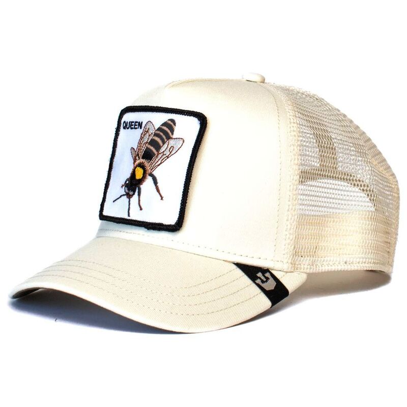 Goorin Bros The Queen Bee Unisex Trucker Cap - White Goorin Bros The Queen Bee Unisex Trucker Cap - White