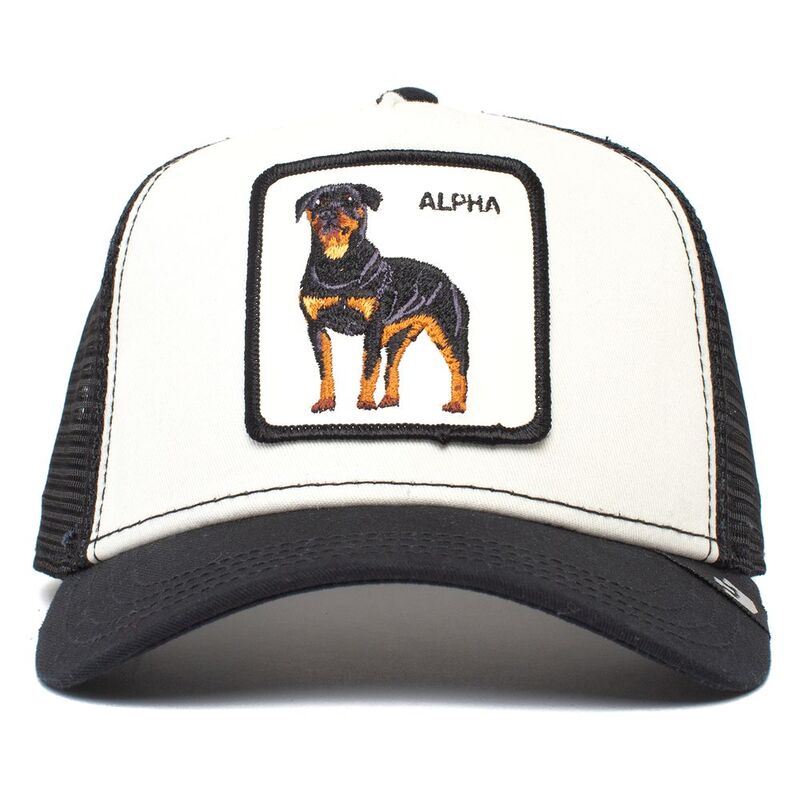 Goorin Bros Alpha Dog Unisex Trucker Cap - White