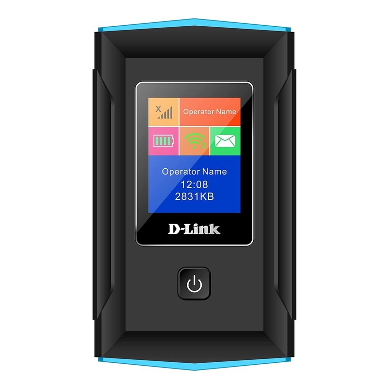 D-Link DWR-933M Cat 6 4G/LTE Mobile Router - Blue D-Link DWR-933M Cat 6 4G/LTE Mobile Router - Blue