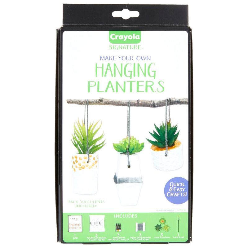 Crayola Signature Hanging Planters Kit (Set of 6) Crayola Signature Hanging Planters Kit (Set of 6)