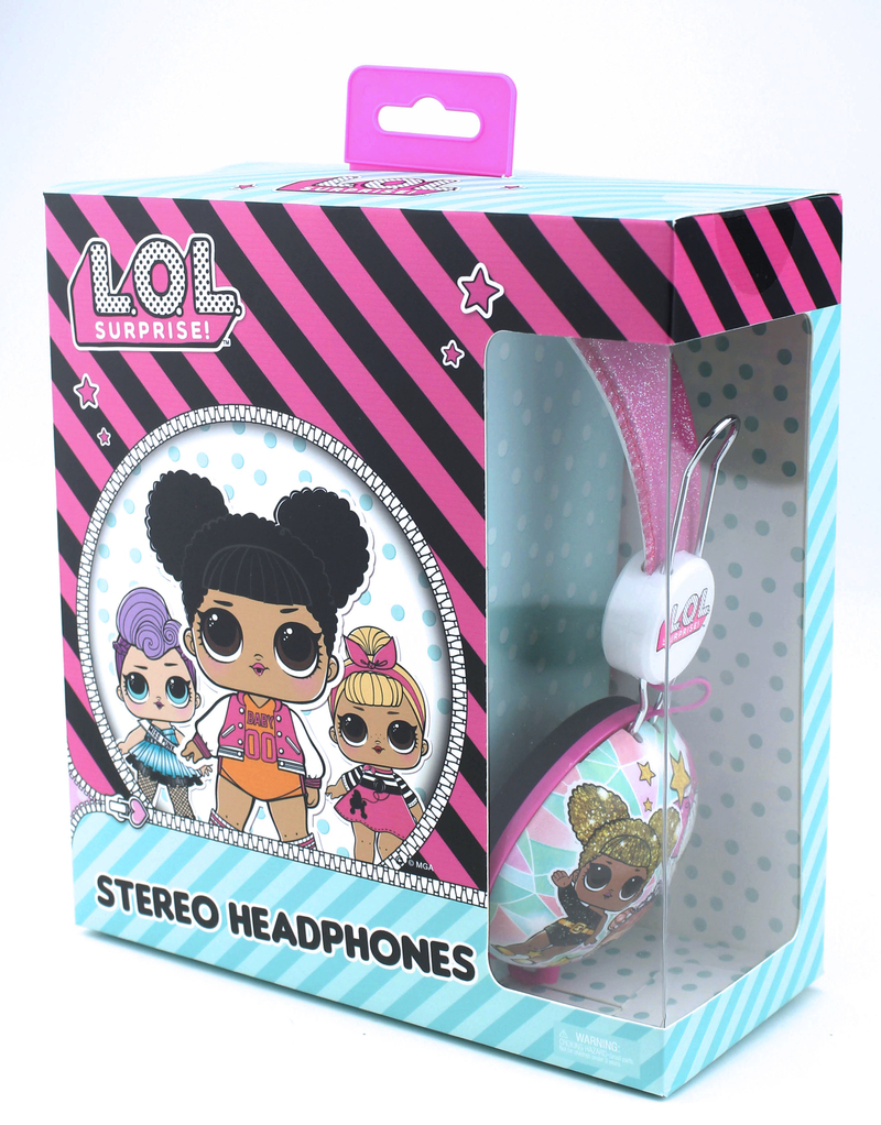 OTL L.O.L. Surprise Glitter Glam Teen Stereo Headphones - Pink