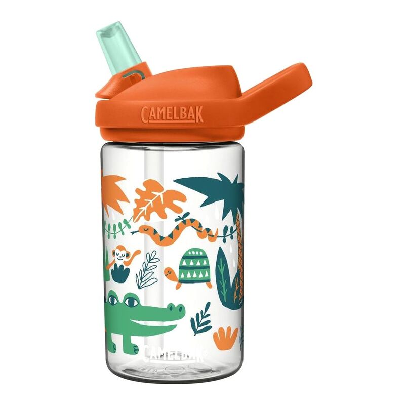 Camelbak Eddy + Kids Water Bottle 415ml - Jungle Animals Camelbak Eddy + Kids Water Bottle 415ml - Jungle Animals