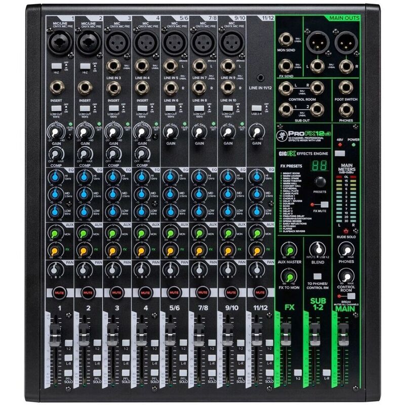 Mackie PROFX12V3 12-Channel Audio Mixer Mackie PROFX12V3 12-Channel Audio Mixer