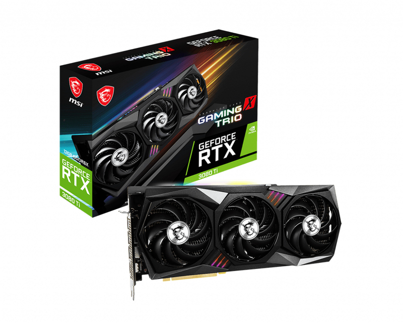 MSI GeForce RTX 3080 Ti GAMING X TRIO 12GB/GDDR6X Graphics Card