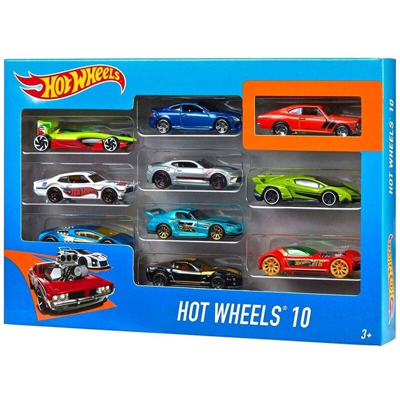 Mattel Hot Wheels 1.64 Basic Die-Cast Car Pack (10 Cars) Mattel Hot Wheels 1.64 Basic Die-Cast Car Pack (10 Cars)