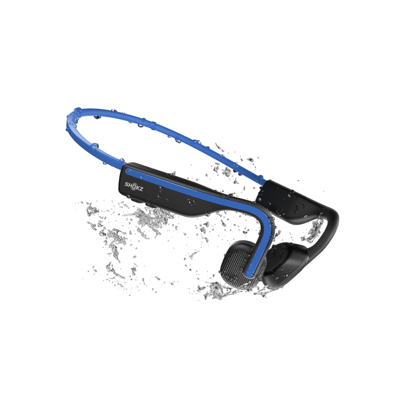 Shokz OpenMove Wireless Neckband Headphones with Mic - Blue