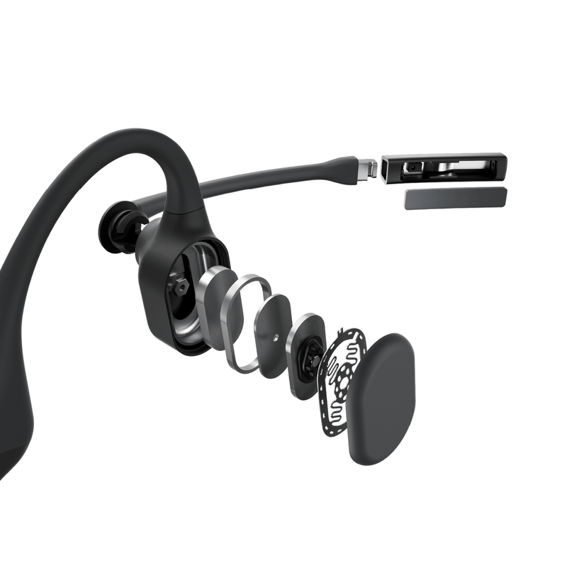 Shokz OpenComm Wireless Neckband Headphones with Mic - Black