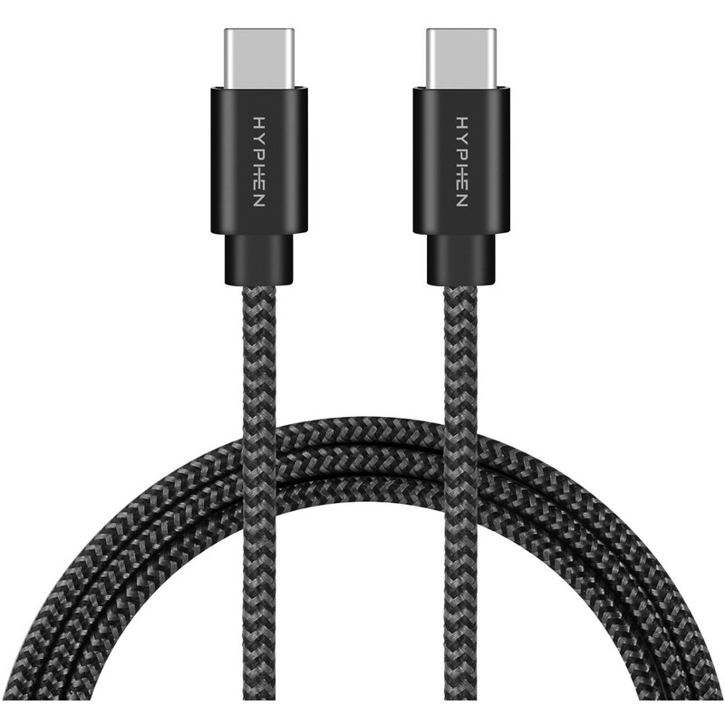 HYPHEN USB-C to USB-C Fast Charging Cable 60W 2M Black HYPHEN USB-C to USB-C Fast Charging Cable 60W 2M Black