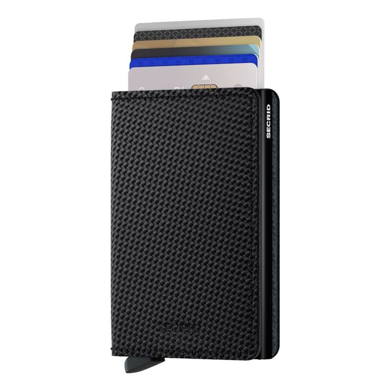 Secrid Slimwallet - Carbon Leather - Black