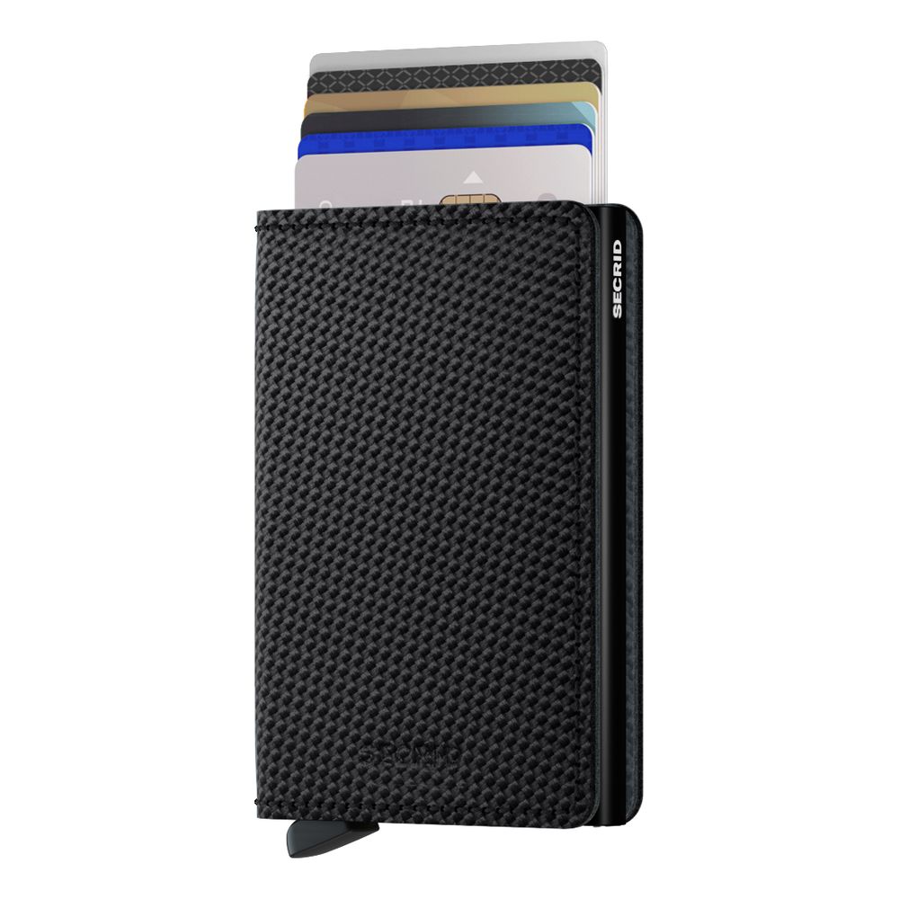 Secrid Slimwallet - Carbon Leather - Black