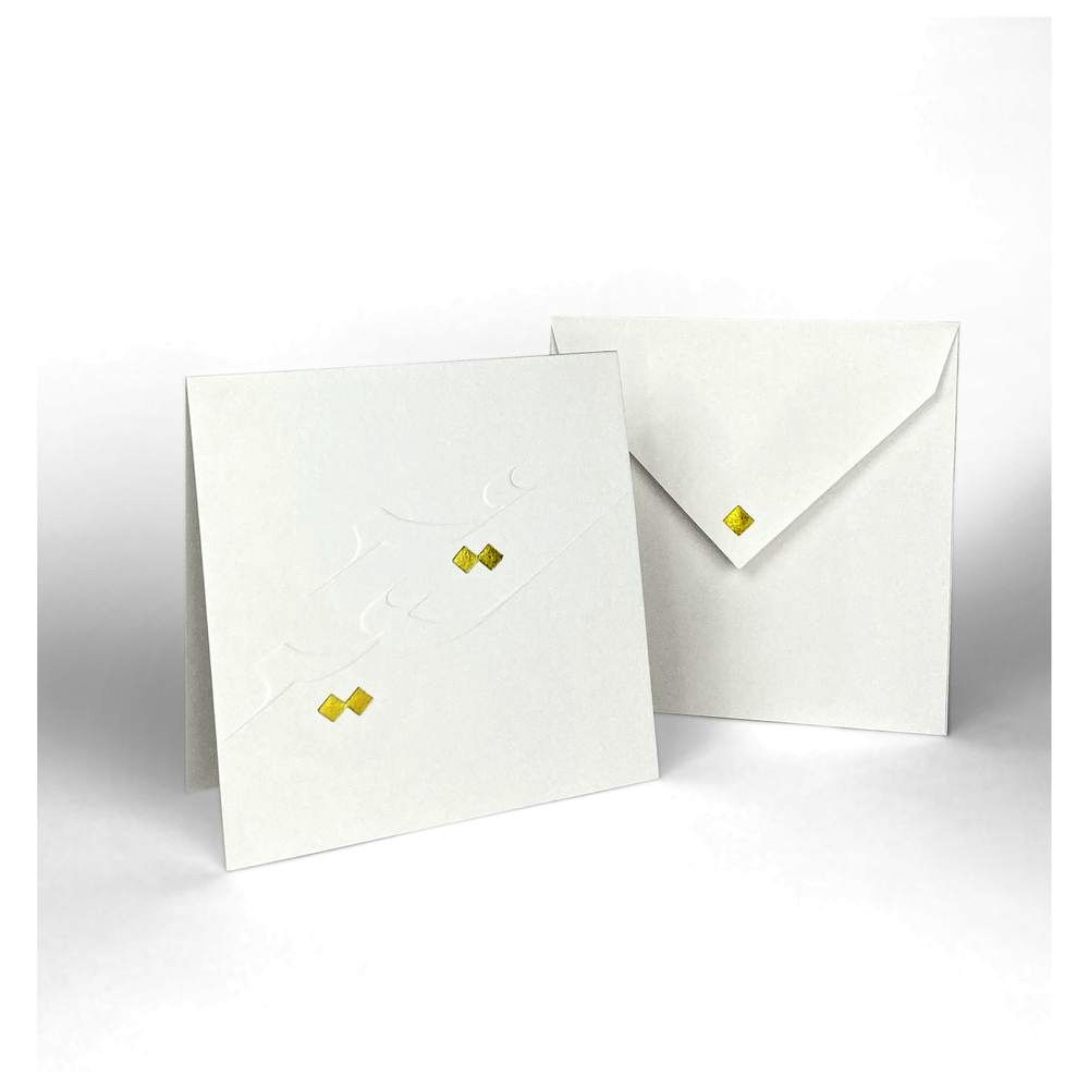 Oumniyat Eid Saeed Greeting Card White (14 x 14cm)