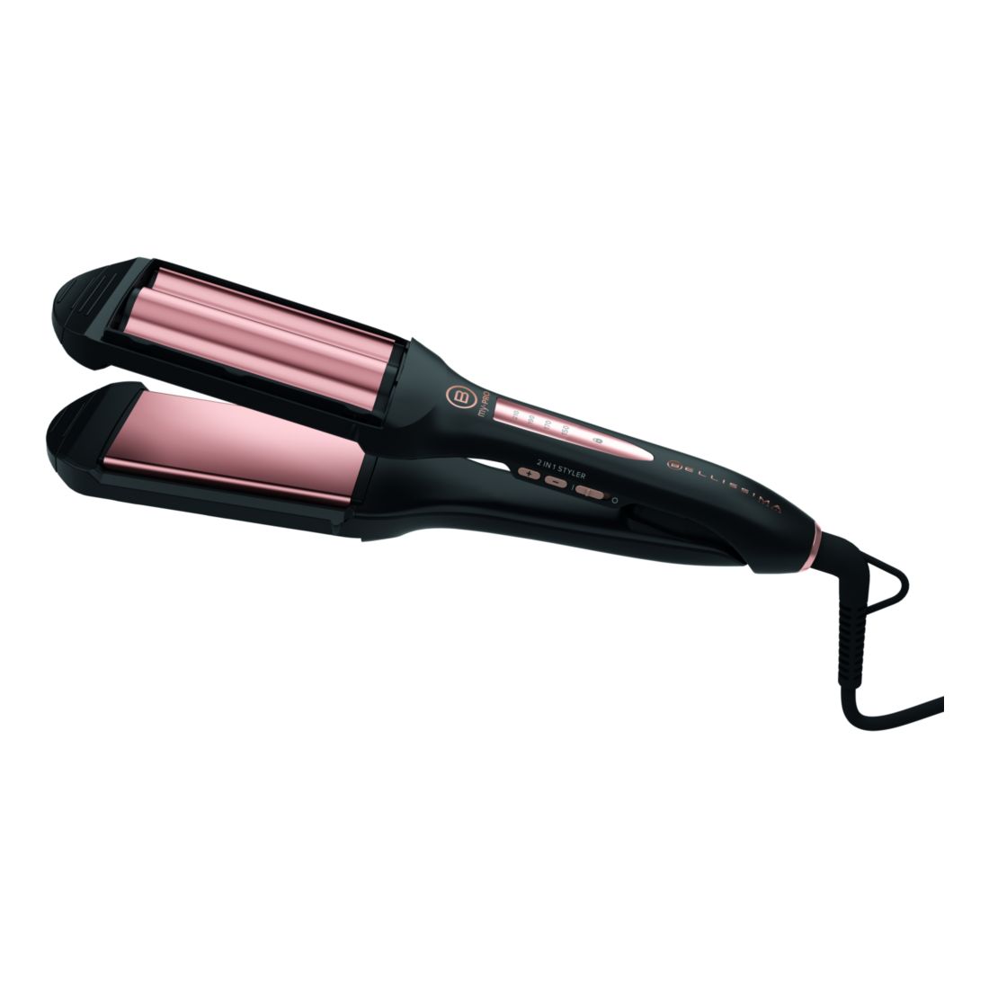 Bellissima Mypro Straight And Wave Straightener Black (R01)