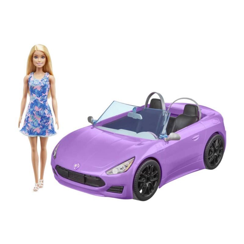 Barbie Glam Convertible Vehicle With Doll HBY29 Barbie Glam Convertible Vehicle With Doll HBY29