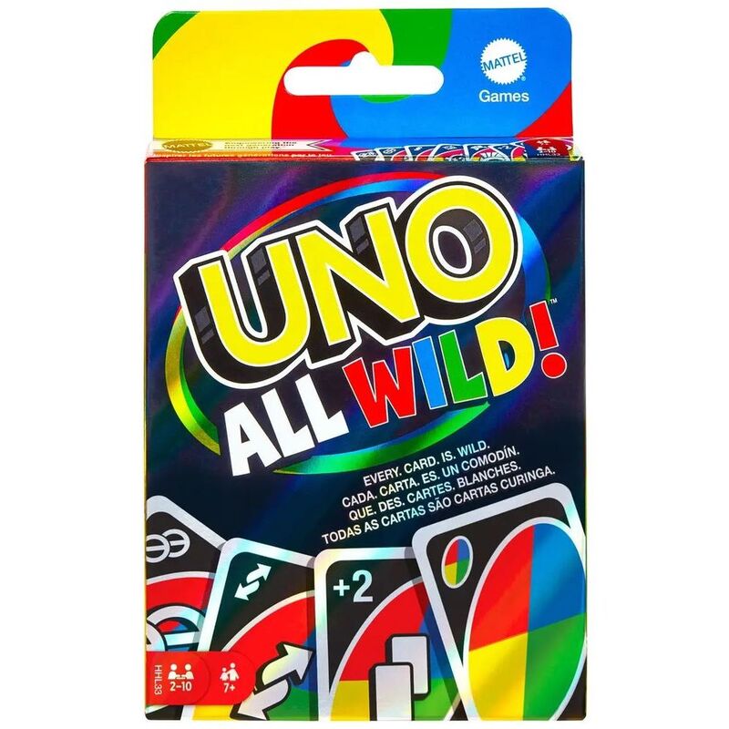 Mattel Games Uno All Wild Card Game Hhl33 Mattel Games Uno All Wild Card Game Hhl33