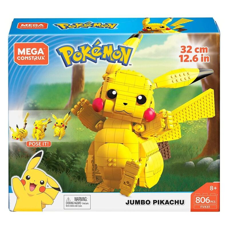 Mega Construx Pokemon Jumbo Pikachu Fvk81 Mega Construx Pokemon Jumbo Pikachu Fvk81