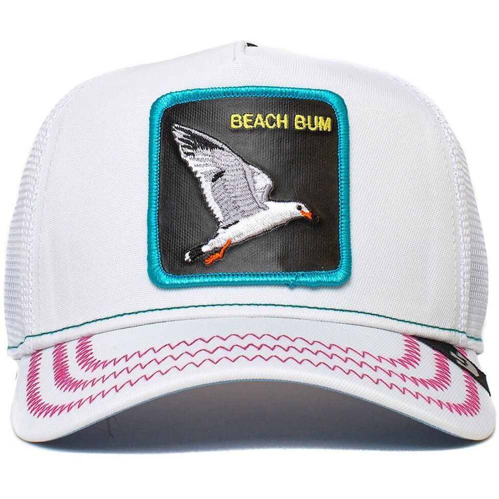 Goorin Bros Beach Bomber Unisex Trucker Cap - White