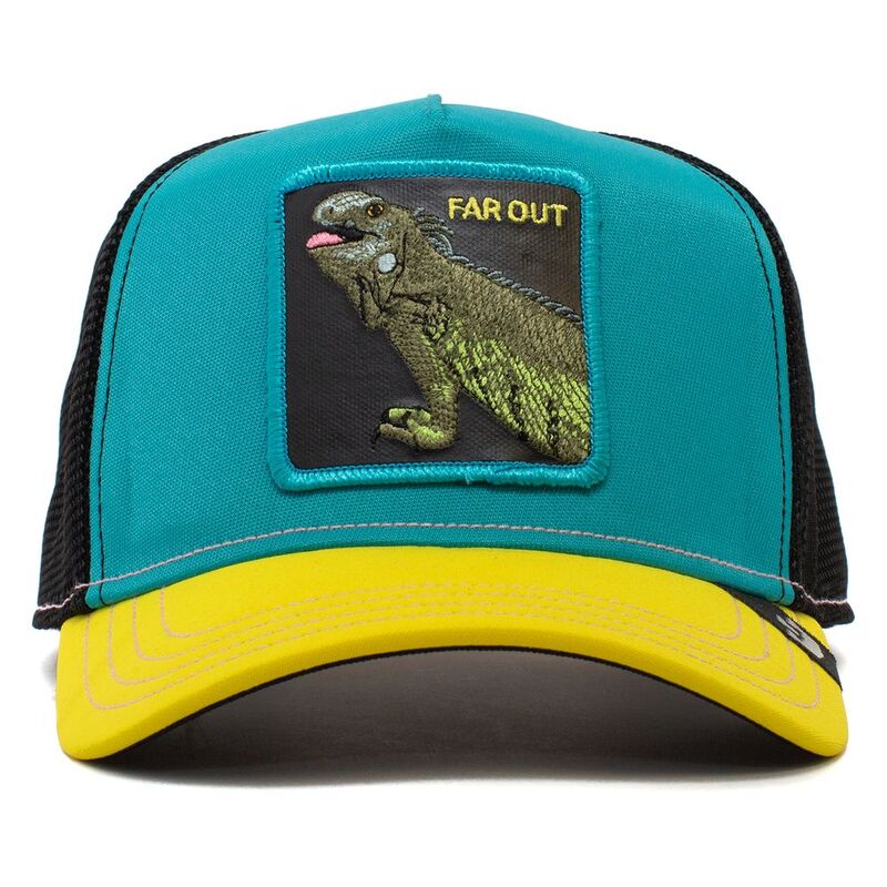 Goorin Bros Iguana Party Unisex Trucker Cap - Teal Goorin Bros Iguana Party Unisex Trucker Cap - Teal