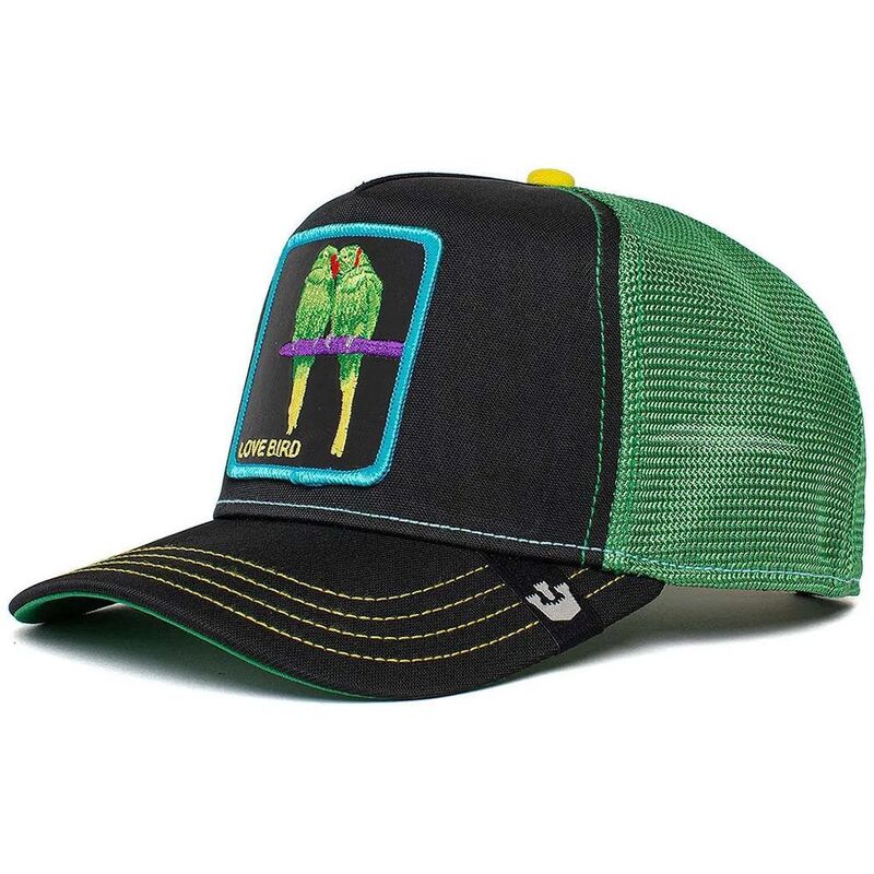 Goorin Bros Twitterpated Unisex Trucker Cap - Black Goorin Bros Twitterpated Unisex Trucker Cap - Black