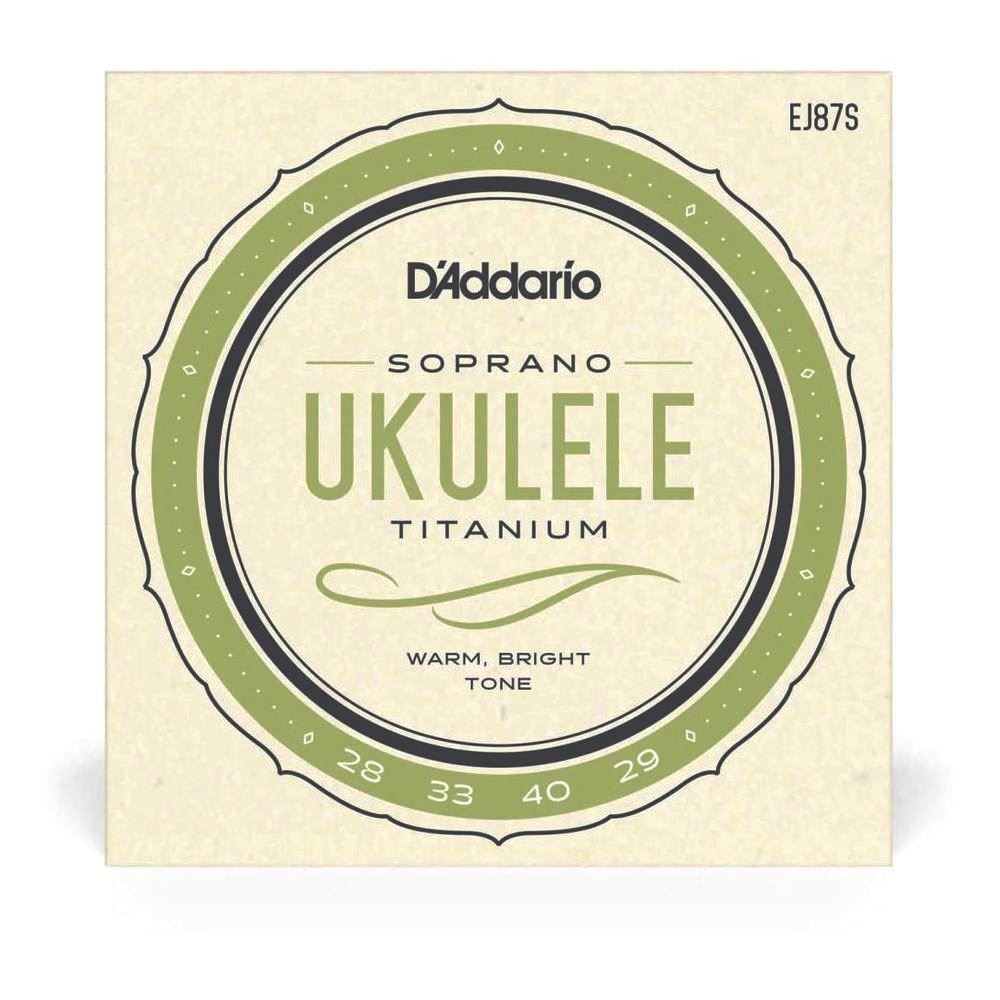 D'Addario EJ87S Titanium Ukulele - Soprano