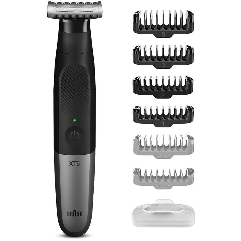 Braun X Series XT5200 Wet & Dry All-in-one Hair Trimmer - Black/Grey-Metal Braun X Series XT5200 Wet & Dry All-in-one Hair Trimmer - Black/Grey-Metal