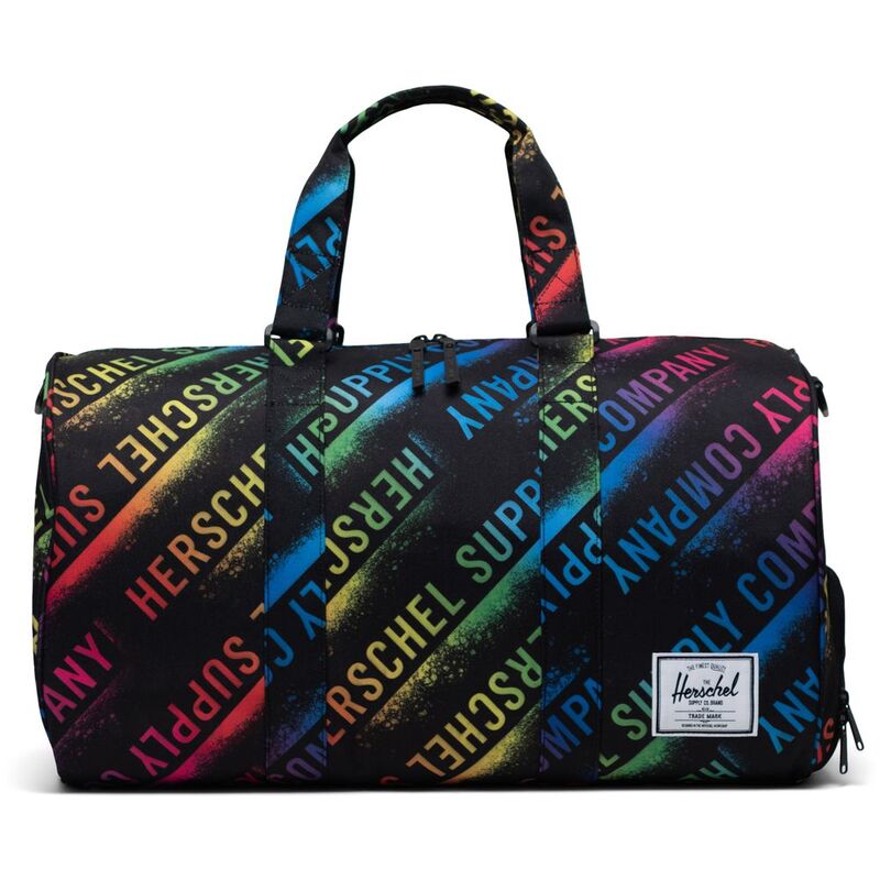 Herschel Novel Duffle Bag - Stencil Roll Call Rainbow Herschel Novel Duffle Bag - Stencil Roll Call Rainbow