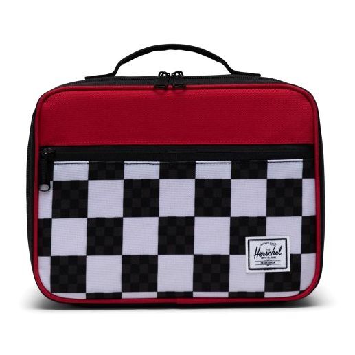 Herschel Pop Quiz Lunch Box - Multi-Check/Red