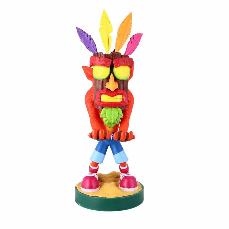 Exquisite Gaming Cable Guy Crash Aku Aku 8-Inch Controller/Smartphone Holder