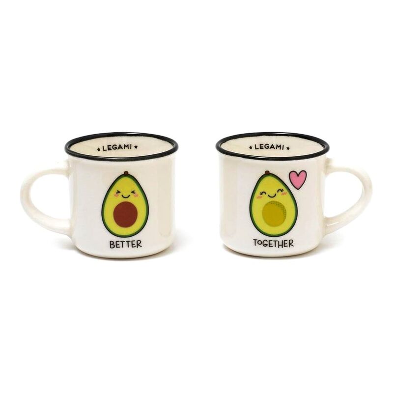 Legami Espresso for Two - Porelain Coffee Mugs 50 ml - Avocado (Set of 2) Legami Espresso for Two - Porelain Coffee Mugs 50 ml - Avocado (Set of 2)