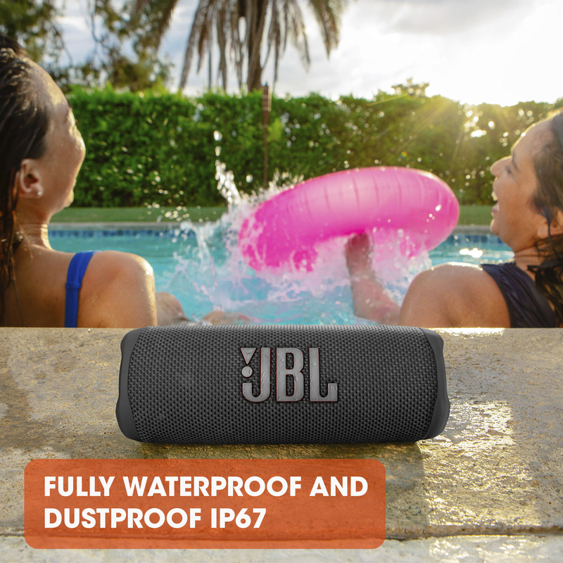 JBL Flip 6 Portable Waterproof Speaker - White