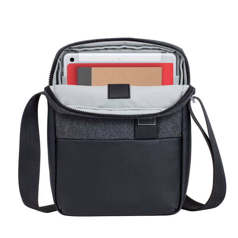 Rivacase Melange Crossbody Bag for Tablets 11-Inch - Black