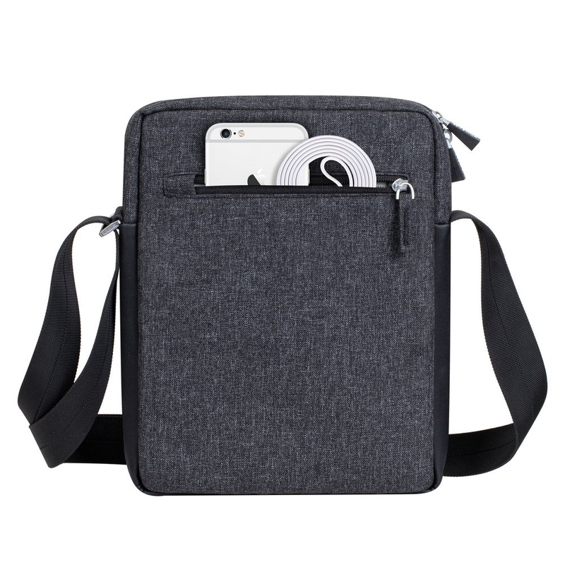 Rivacase Melange Crossbody Bag for Tablets 11-Inch - Black