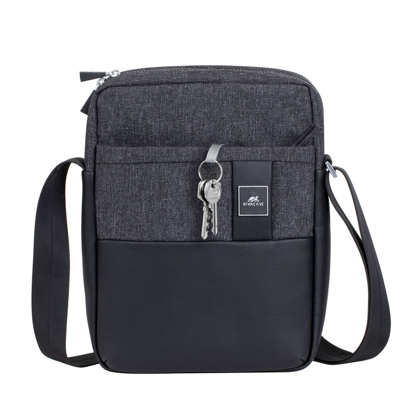 Rivacase Melange Crossbody Bag for Tablets 11-Inch - Black