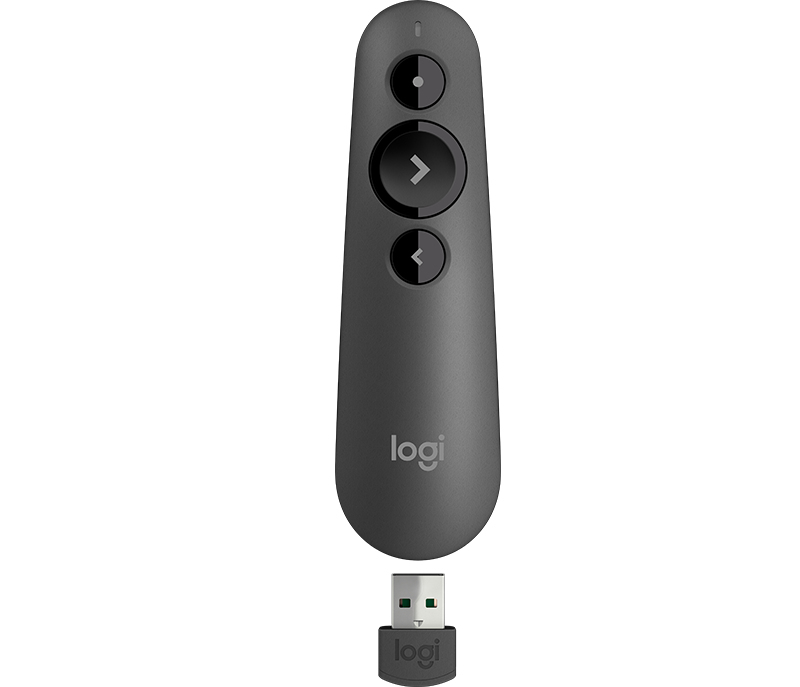 Logitech 910-005843 R500S Bluetooth Presentation Remote - Graphite