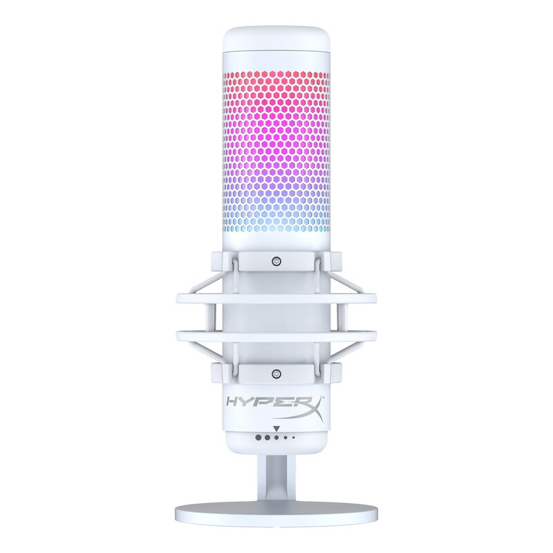 HyperX QuadCast S USB Microphone - White