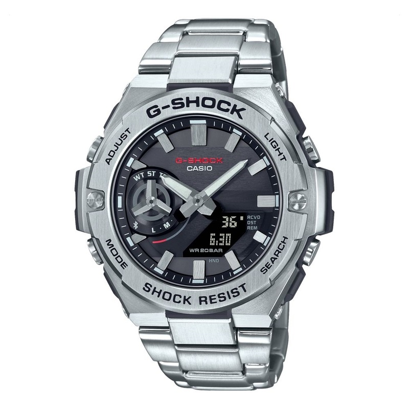 Casio G-Shock Gst-B500D-1Adr Analog-Digital Men's Watch - Silver