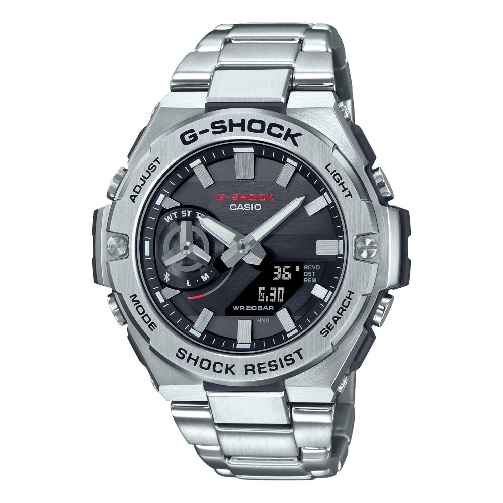 Casio G-Shock Gst-B500D-1Adr Analog-Digital Men's Watch - Silver