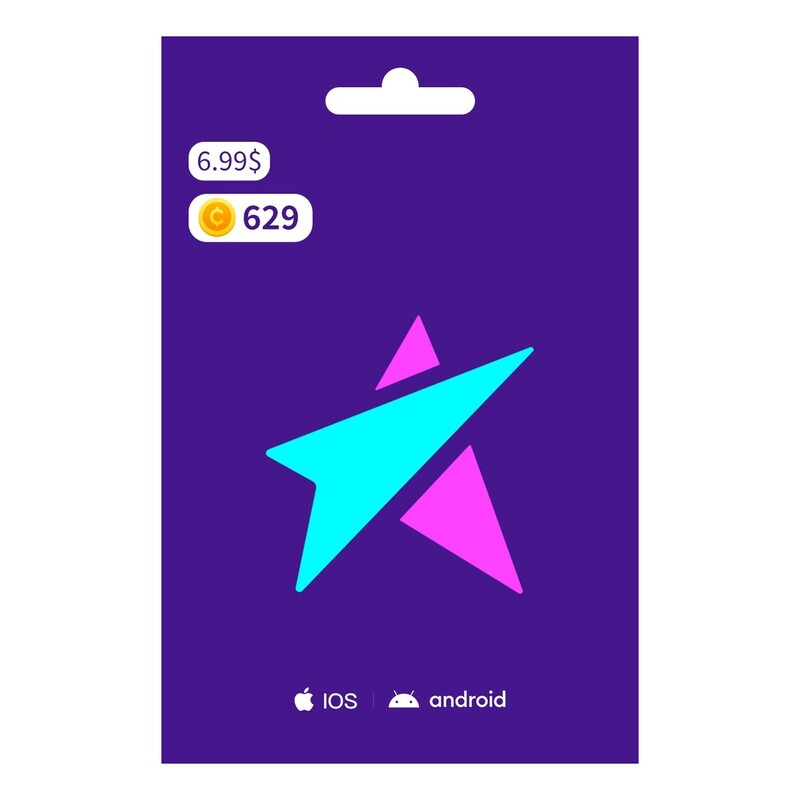 LiveMe - 629 Coins (Digital Code)